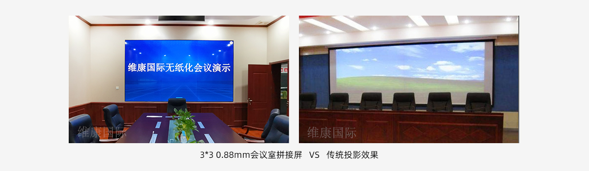 会议室大屏幕用拼接屏还是投影仪？