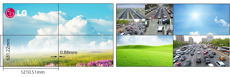 0.88mm拼接屏显示效果怎么样？